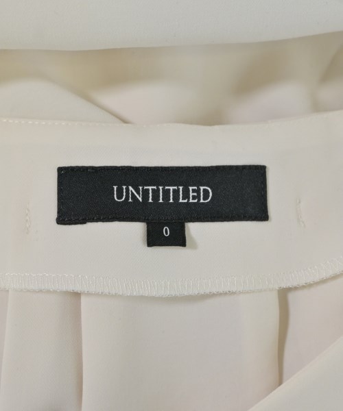 UNTITLED（アンタイトル）ブラウス 白 サイズ:0(XS位) レディース/2200665136085