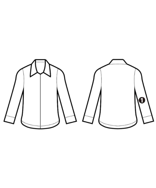 UNTITLED（アンタイトル）カジュアルシャツ 青 サイズ:0(XS位) レディース/2200665136108