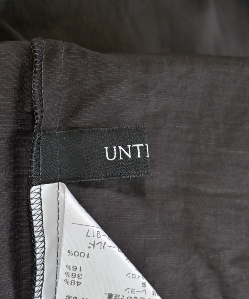 UNTITLED（アンタイトル）ブラウス 茶 サイズ:0(XS位) レディース/2200665136115