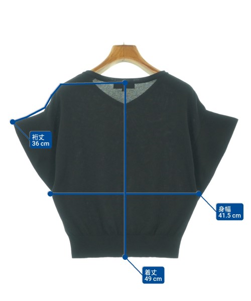 UNTITLED（アンタイトル）ニット・セーター 黒 サイズ:0(XS位) レディース/2200665136184