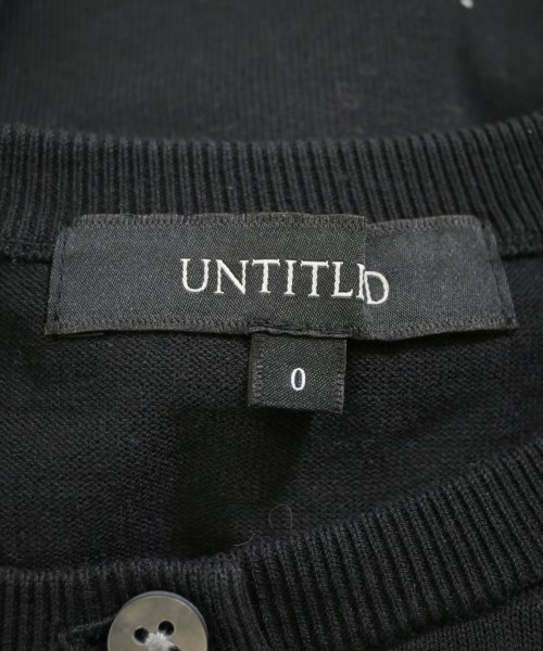 UNTITLED（アンタイトル）カーディガン 黒 サイズ:0(XS位) レディース/2200665136191
