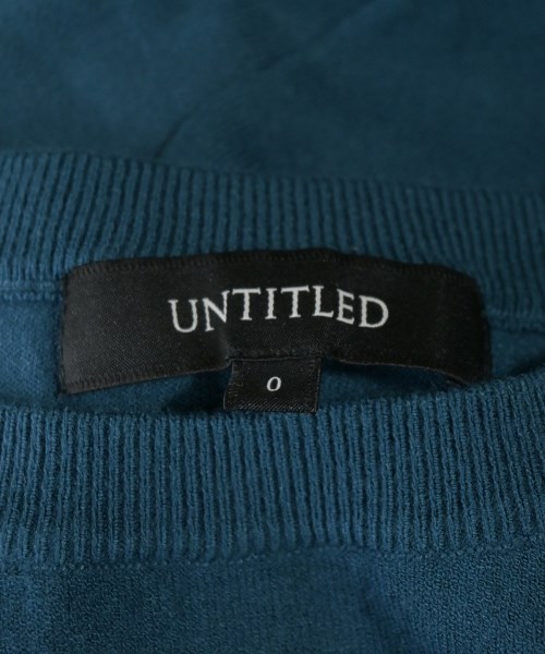UNTITLED（アンタイトル）ニット・セーター 青 サイズ:0(XS位) レディース/2200665136245