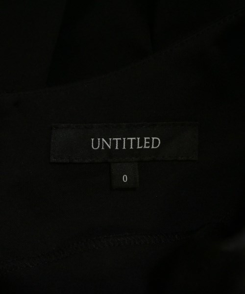 UNTITLED（アンタイトル）Tシャツ・カットソー 黒 サイズ:0(XS位) レディース/2200665136320