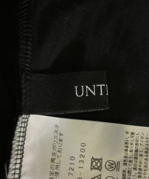 UNTITLED（アンタイトル）Tシャツ・カットソー 黒 サイズ:0(XS位) レディース/2200665136344