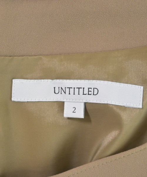 UNTITLED（アンタイトル）ワンピース ベージュ サイズ:2(M位) レディース/2200666854049