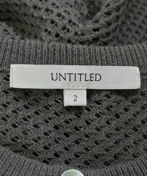 UNTITLED（アンタイトル）カーディガン グレー サイズ:2(M位) レディース/2200663668083