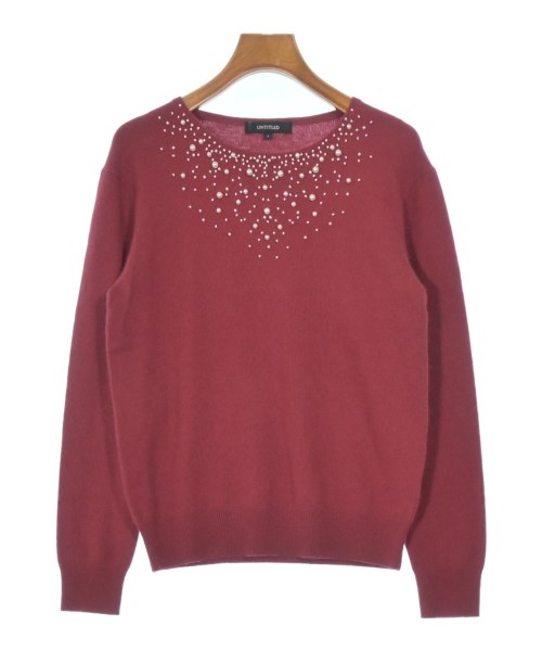 UNTITLED(アンタイトル)ニット・セーター 赤 サイズ:2(M位)/2200663668120
