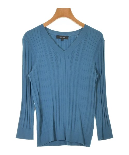 UNTITLED(アンタイトル)ニット・セーター 青 サイズ:2(M位)/2200663668144