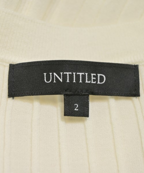 UNTITLED（アンタイトル）ニット・セーター 白 サイズ:2(M位) レディース/2200663668151