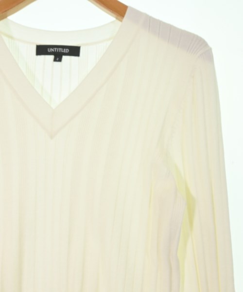 UNTITLED（アンタイトル）ニット・セーター 白 サイズ:2(M位) レディース/2200663668151