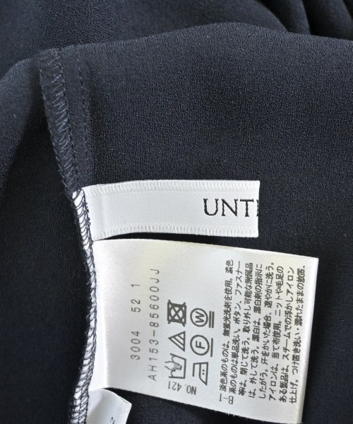 UNTITLED（アンタイトル）ブラウス 紺 サイズ:2(M位) レディース/2200665702051