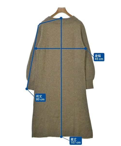 UNTITLED（アンタイトル）ワンピース ベージュ サイズ:0(XS位) レディース/2200666143020