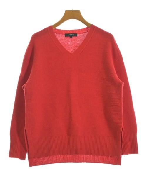 UNTITLED(アンタイトル)ニット・セーター 赤 サイズ:0(XS位)/2200665661037