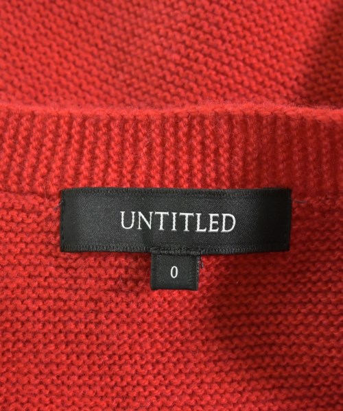 UNTITLED（アンタイトル）ニット・セーター 赤 サイズ:0(XS位) レディース/2200665661037