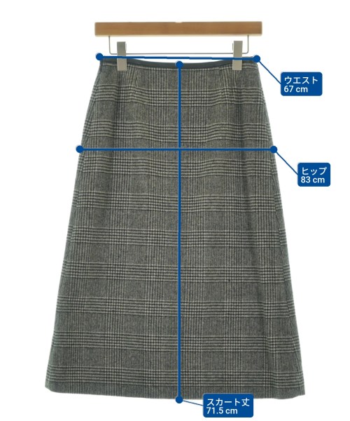 UNTITLED（アンタイトル）ロング・マキシ丈スカート 黒 サイズ:1(S位) レディース/2200669472035