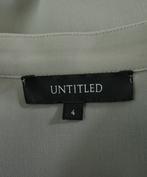 UNTITLED（アンタイトル）ブラウス 緑 サイズ:4(XL位) レディース/2200722925010