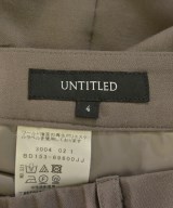 UNTITLED（アンタイトル）スラックス 茶 サイズ:4(XL位) レディース/2200722925041