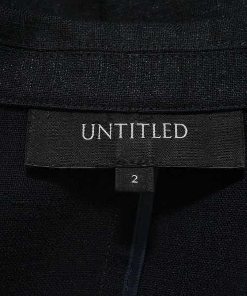 UNTITLED（アンタイトル）ジャケット 黒 サイズ:2(M位) レディース/2200725239107