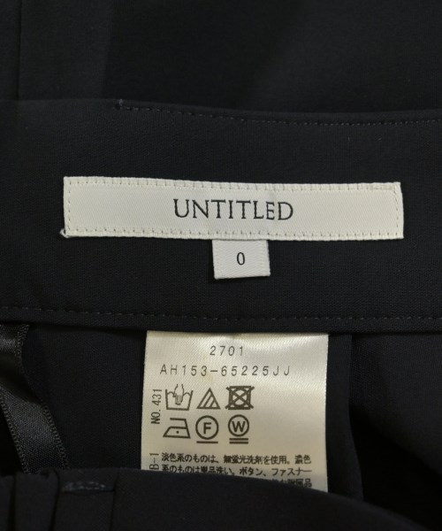 UNTITLED（アンタイトル）その他 黒 サイズ:0(XS位) レディース/2200726964107