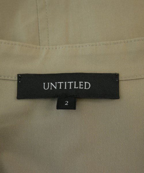 UNTITLED（アンタイトル）シャツワンピース ベージュ サイズ:2(M位) レディース/2200724832132