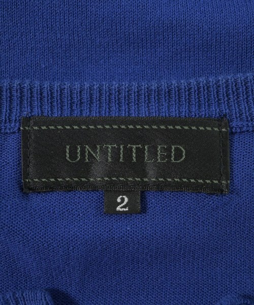 UNTITLED（アンタイトル）カーディガン 青 サイズ:2(M位) レディース/2200724832262