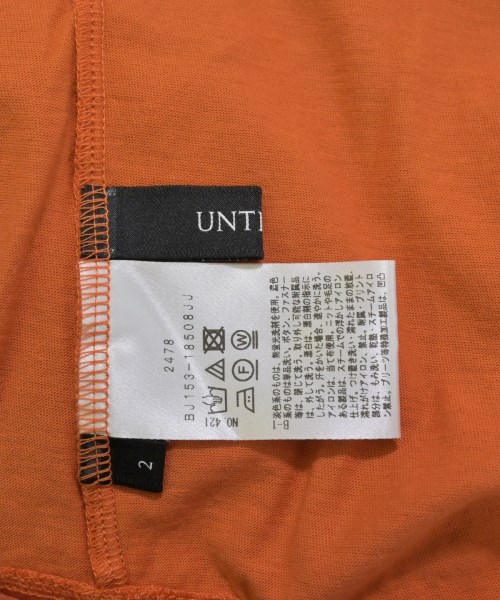 UNTITLED（アンタイトル）ブラウス オレンジ サイズ:2(M位) レディース/2200725662158