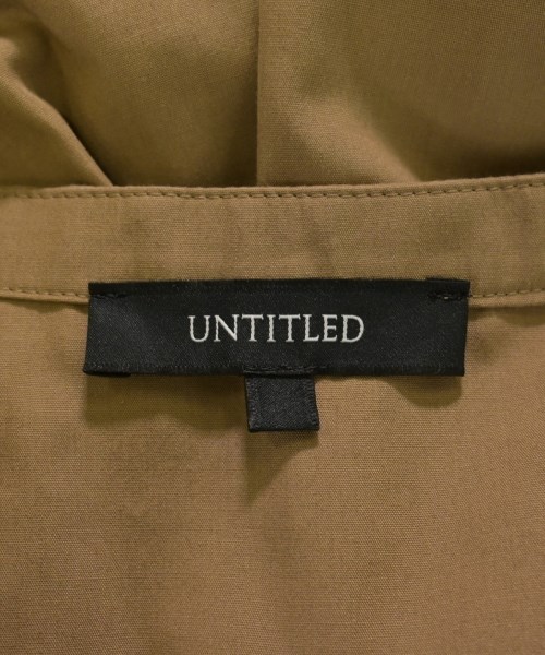 UNTITLED（アンタイトル）シャツワンピース ベージュ サイズ:M レディース/2200725676049