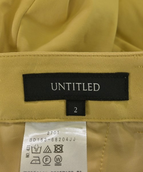 UNTITLED（アンタイトル）その他 黄 サイズ:2(M位) レディース/2200725676100