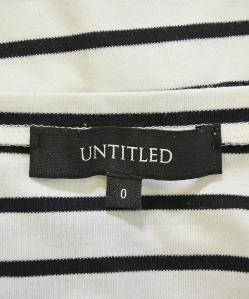UNTITLED（アンタイトル）Tシャツ・カットソー 白 サイズ:0(XS位) レディース/2200725676117