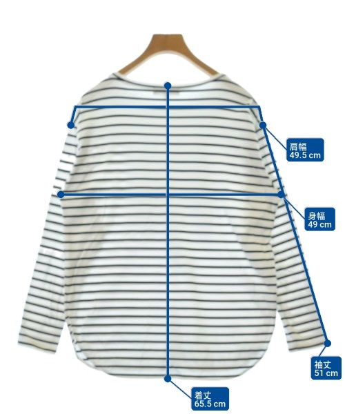 UNTITLED（アンタイトル）Tシャツ・カットソー 白 サイズ:0(XS位) レディース/2200725676117