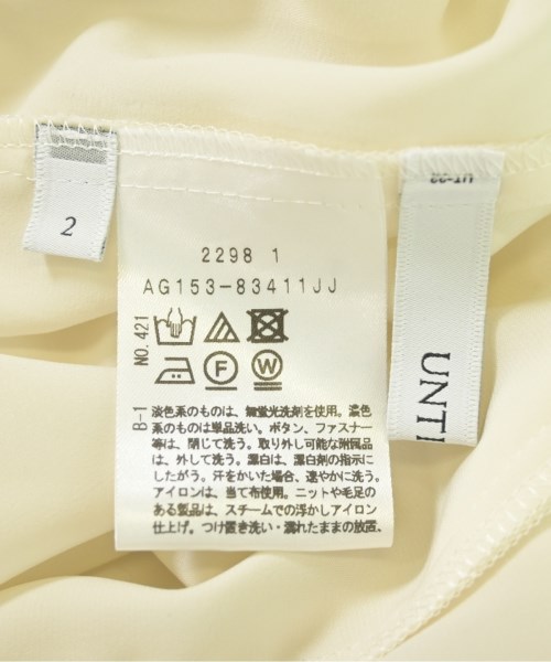 UNTITLED（アンタイトル）ブラウス 白 サイズ:2(M位) レディース/2200732861179