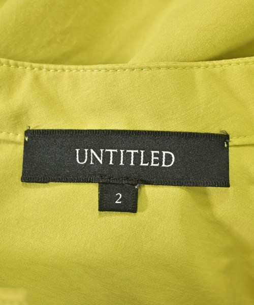 UNTITLED（アンタイトル）ワンピース 黄 サイズ:2(M位) レディース/2200722775028