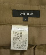 UNTITLED（アンタイトル）クロップドパンツ 茶 サイズ:2(M位) レディース/2200725879020