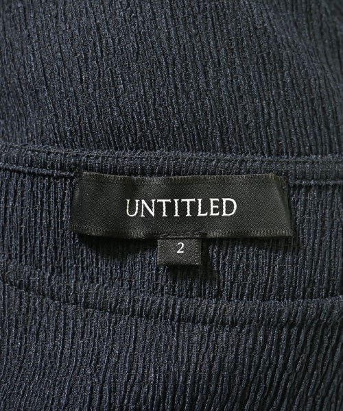 UNTITLED（アンタイトル）ブラウス 紺 サイズ:2(M位) レディース/2200733828010