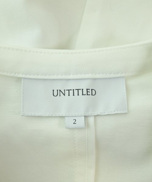 UNTITLED（アンタイトル）ノーカラージャケット 白 サイズ:2(M位) レディース/2200730781059