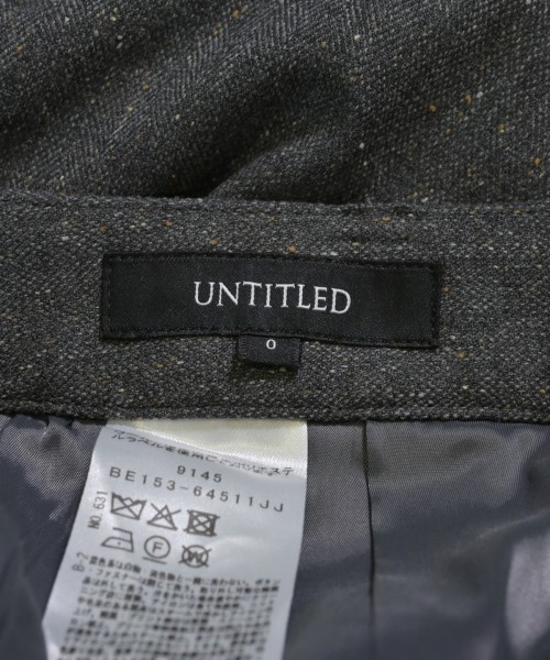 UNTITLED（アンタイトル）スラックス グレー サイズ:0(XS位) レディース/2200731343041
