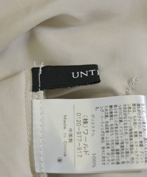 UNTITLED（アンタイトル）ブラウス ベージュ サイズ:0(XS位) レディース/2200731343140