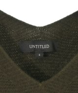 UNTITLED（アンタイトル）ニット・セーター カーキ サイズ:4(XL位) レディース/2200726580017
