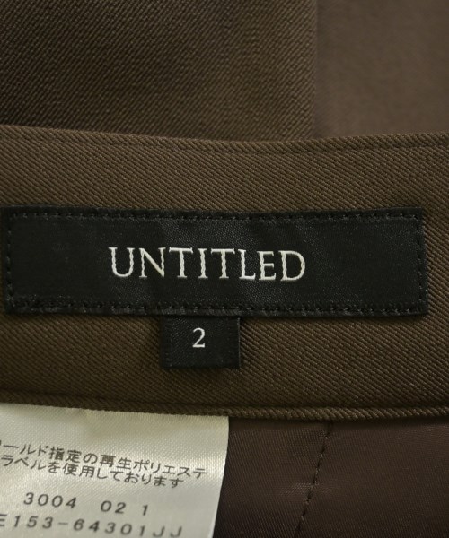 UNTITLED（アンタイトル）その他 茶 サイズ:2(M位) レディース/2200713789188