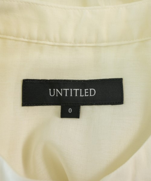 UNTITLED（アンタイトル）ブラウス 白 サイズ:0(XS位) レディース/2200714531014