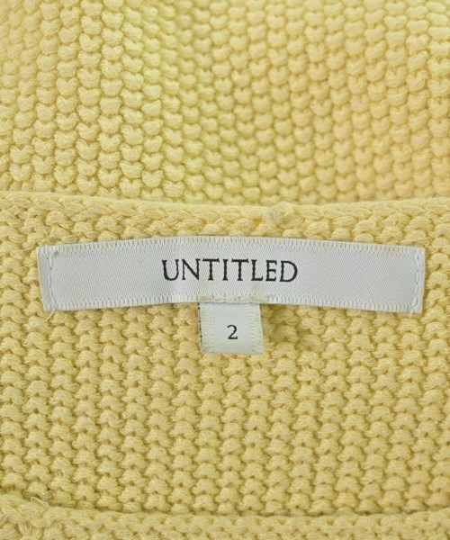 UNTITLED（アンタイトル）ニット・セーター 黄 サイズ:2(M位) レディース/2200715405130