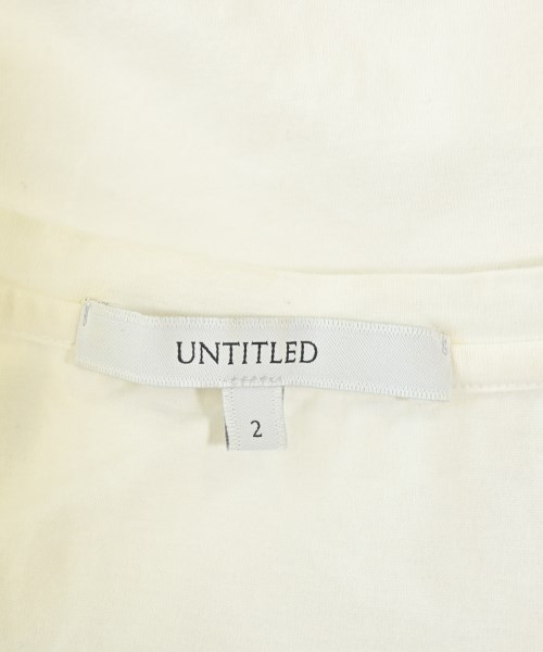 UNTITLED（アンタイトル）Tシャツ・カットソー 白 サイズ:2(M位) レディース/2200714623030