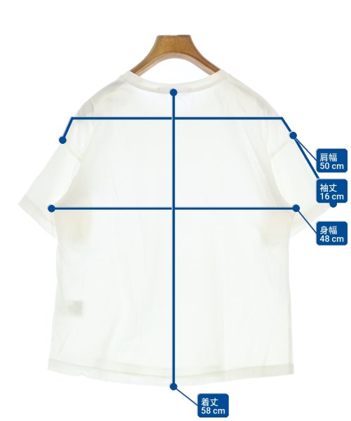 UNTITLED（アンタイトル）Tシャツ・カットソー 白 サイズ:2(M位) レディース/2200714623030