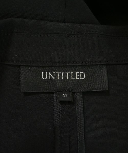 UNTITLED（アンタイトル）ジャケット 黒 サイズ:42(L位) レディース/2200719838019