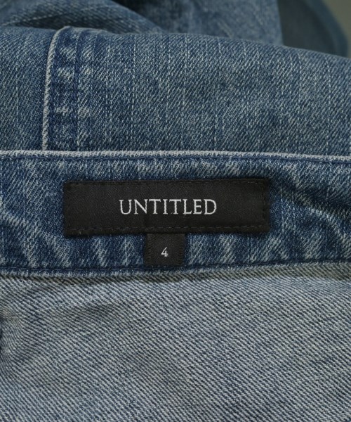 UNTITLED（アンタイトル）デニムパンツ 青 サイズ:4(XL位) レディース/2200719838101
