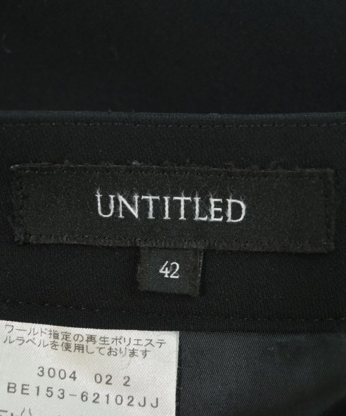 UNTITLED（アンタイトル）スラックス 黒 サイズ:42(XL位) レディース/2200719838118