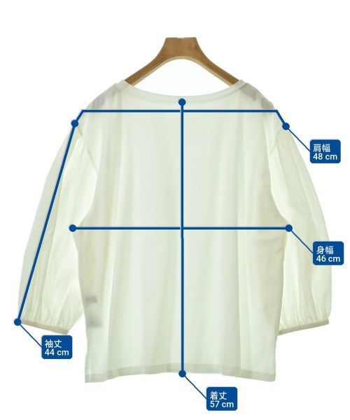 UNTITLED（アンタイトル）Tシャツ・カットソー 白 サイズ:44(XL位) レディース/2200715957035