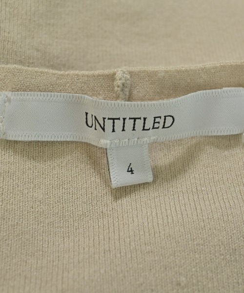 UNTITLED（アンタイトル）ベスト/ノースリーブ ベージュ サイズ:4(XL位) レディース/2200715957042