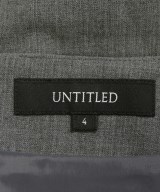 UNTITLED（アンタイトル）ひざ丈スカート グレー サイズ:4(XL位) レディース/2200714424118