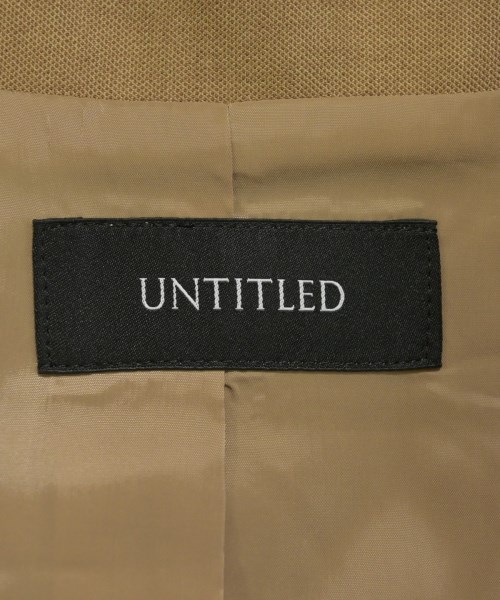 UNTITLED（アンタイトル）ジャケット ベージュ サイズ:2LT(XL位) レディース/2200714424163